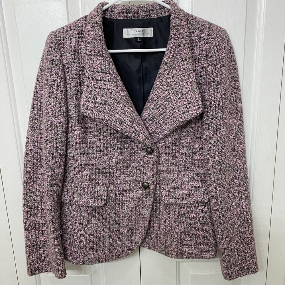 Tahari | Tweed Blazer